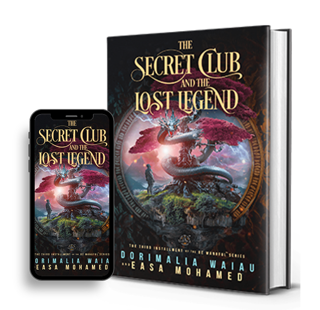 Dorimalia Waiau and Easa Mohamed book the secret club and the lost legend's cover